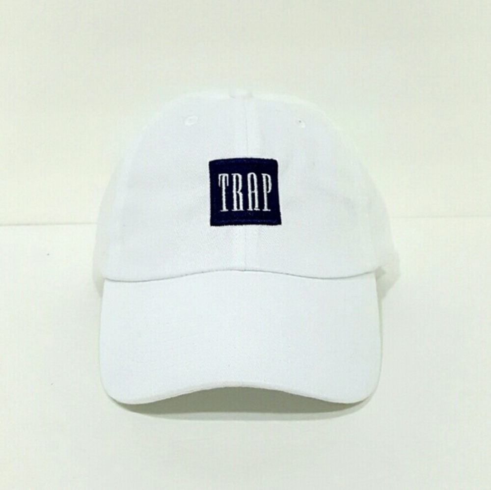 Trap Hat * Navy logo*